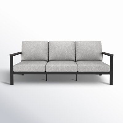 Townsend 80.3" Wide Outdoor Patio Sofa with Sunbrella Cushions