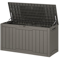 Balconera 80 Gallon Water Resistant Resin Lockable Deck Box by Balconera