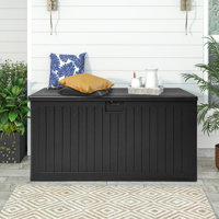 Balconera 230 Gallons Resin Lockable Deck Box by Balconera