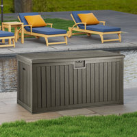 Balconera 230 Gallons Water Resistant Deck Box With Flexible Divide by Balconera
