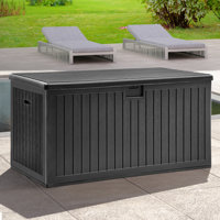 Balconera 230 Gallons Water Resistant Deck Box With Flexible Divide by Balconera