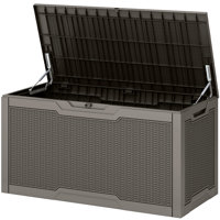 Balconera 100 Gallons Lockable Resin Deck Box by Balconera