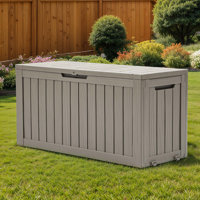 72 Gallon Outdoor Resin Deck Box by Balconera