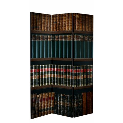 Santillanes 38.75" W x 71" H 3 Panel Room Divider by East Urban Home