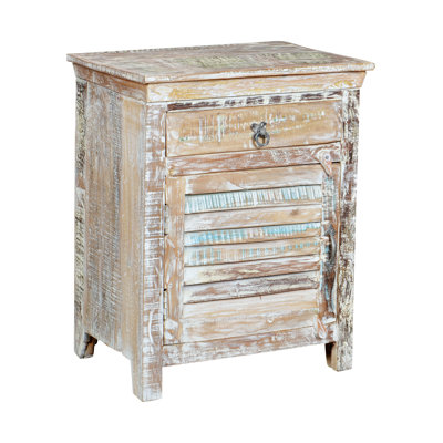 Eggleton 1 Drawer Nightstand by Bungalow Rose