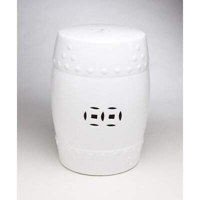 Giono Ceramic Garden Stool by Breakwater Bay