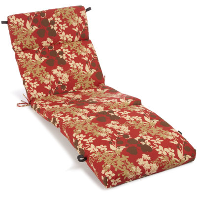 Montfleuri Indoor/Outdoor Chaise Lounge Cushion by Blazing Needles