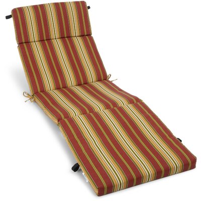 Indoor/Outdoor Chaise Lounge Cushion by Blazing Needles
