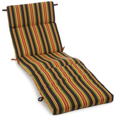 Indoor/Outdoor Chaise Lounge Cushion by Blazing Needles