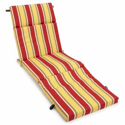 Haliwall Indoor/Outdoor Chaise Lounge Cushion by Blazing Needles