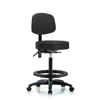 Sybil High Bench Height Adjustable Lab Stool by Symple Stuff