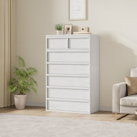 Wooden Dresser with 7/ 8 Drawers, for Bedroom, Living Room, Nursery, or Entryway by LumiParty