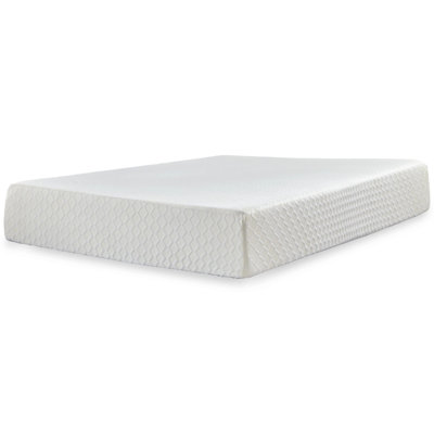 Jeny Mattress, Cool Comfort Memory Foam, Stretch Cover 12 Inch by Benjara