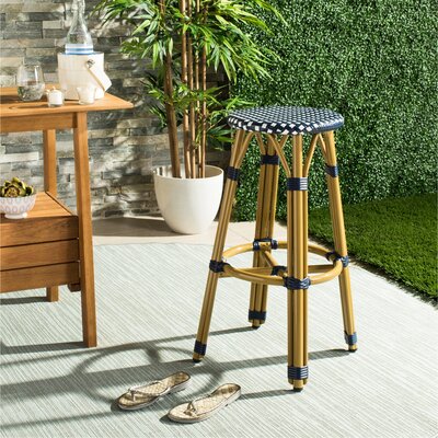 Idalou 30" Patio Bar Stool by Breakwater Bay