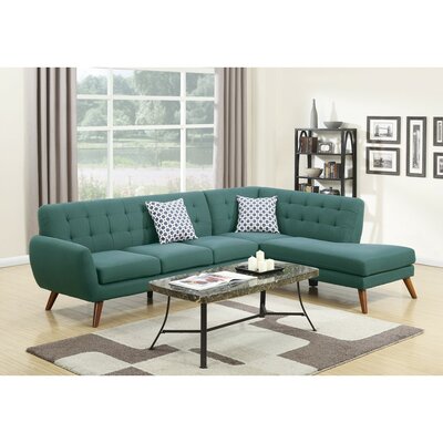 Sectional with Right Hand Facing Chaise by George Oliver