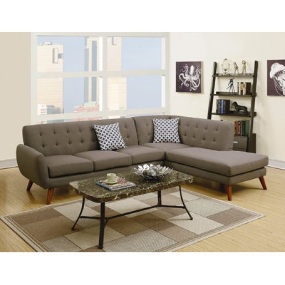Sectional with Right Hand Facing Chaise by George Oliver