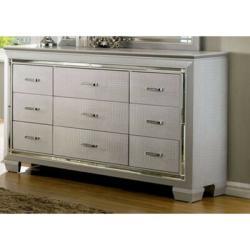 Maylyn Crocodile Textured 9 Drawer Standard Dresser by Everly Quinn