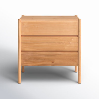 Dionte 3-drawer Solid Wood Chest by George Oliver