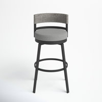 Chave Patio Stool with Cushion by Joss & Main
