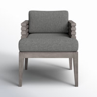 Aerilyn Patio Dining Armchair with Cushion by Joss & Main