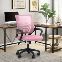 Ergonomic Swivel Home Office Task Chair Adjustable Lumbar Support, Height, and Tilt Function, Comfortable Design for All-Day Productivity by Bring Home Furniture