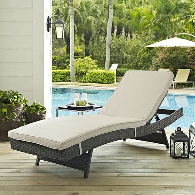Modway Stopover Outdoor Patio Sunbrella Chaise by Modway