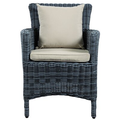 Modway Summon Wicker Rattan Outdoor Patio Dining Armchair by Modway