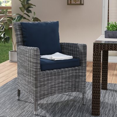 Modway Summon Wicker Rattan Outdoor Patio Dining Armchair by Modway