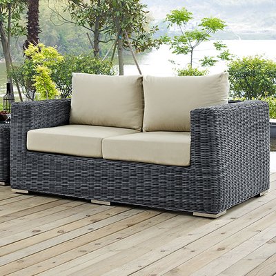 Modway Invite Outdoor Patio Sunbrella Loveseat by Modway