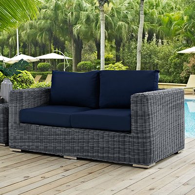 Modway Invite Outdoor Patio Sunbrella Loveseat