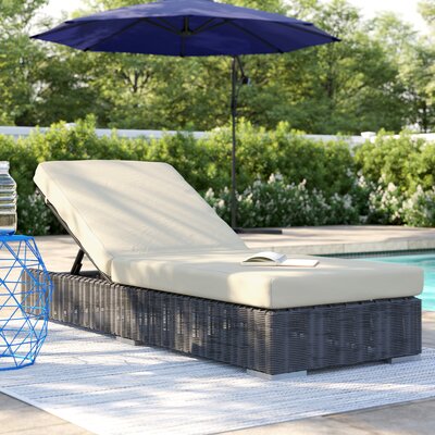 Summon Outdoor Patio Sunbrella Chaise Lounge by Modway