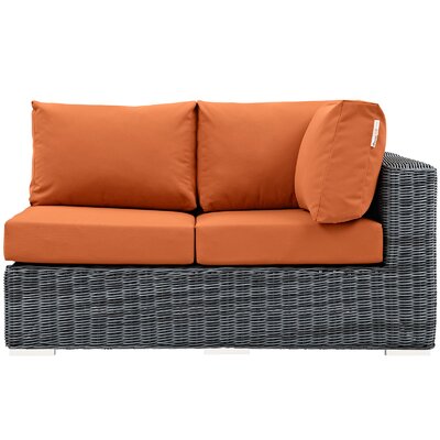 Modway Invite Outdoor Patio Sunbrella Right Arm Loveseat by Modway