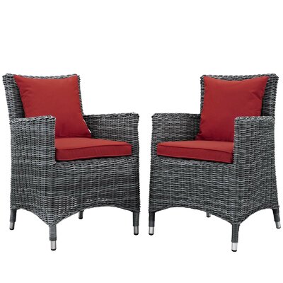 Modway Invite 2 Piece Outdoor Patio Sunbrella Dining Set by Modway