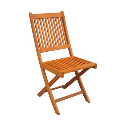 Blaser Folding Patio Dining Chair by Beachcrest Home
