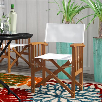 Blaser Folding Patio Dining Chair by Beachcrest Home