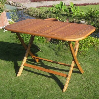 Blaser Folding Dining Table by Beachcrest Home