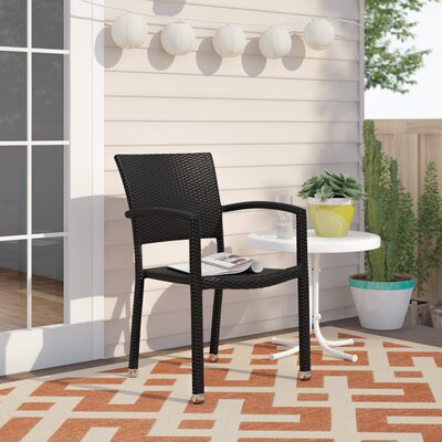 Brade Stacking Patio Dining Chair by Wade Logan