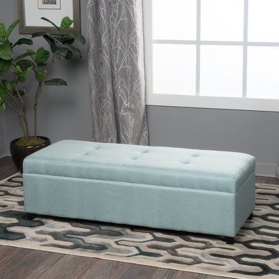 Jovita 50.8" Wide Tufted Rectangle Storage Ottoman