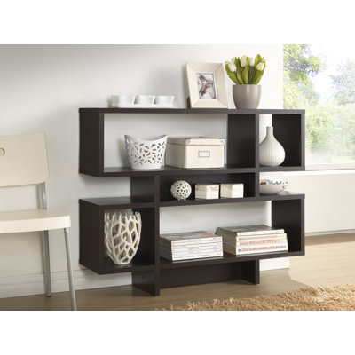 Hichem 6-Level Geometric Bookcase by Brayden Studio