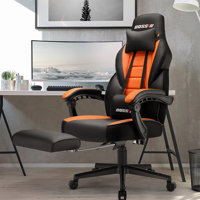 Racing Style Large Size High-back Pu Leather Gaming Chair by BOSSIN