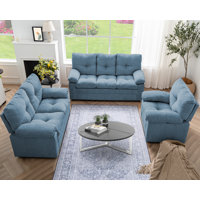3 Piece Modern Living Room Sets by Latitude Run