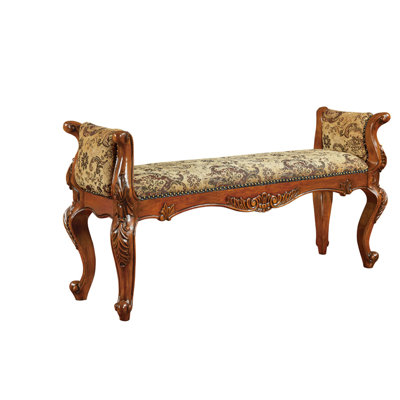Chenille Upholstered Bench by Creative bed end stool