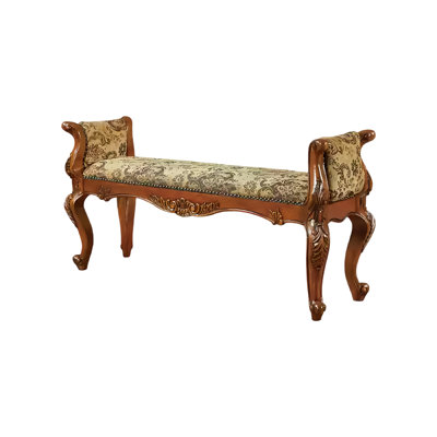 Chenille Upholstered Bench by Creative bed end stool