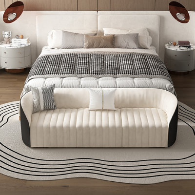 Elegant End-of-Bed Bench For Bedroom Relaxation Storage Bench by Creative bed end stool