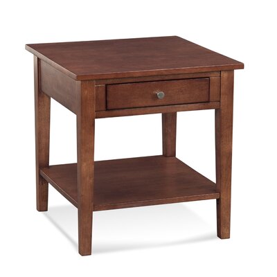 South Hampton Solid Wood End Table with Storage by Braxton Culler