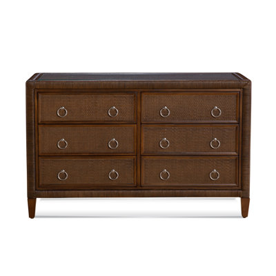 Warwick 6-Drawer Wicker Dresser by Birch Lane