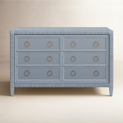 Warwick 6-Drawer Wicker Dresser by Birch Lane