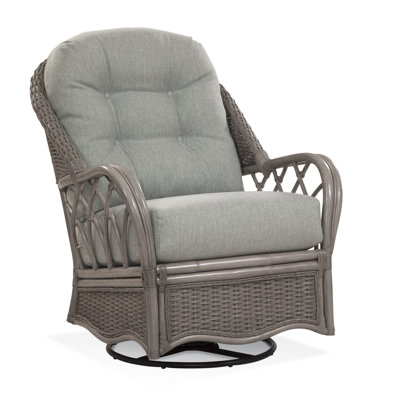 Everglade Upholstered Swivel Glider Armchair by Braxton Culler