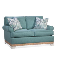 Fairwind 65" Rolled Arm Loveseat with Reversible Cushions by Braxton Culler