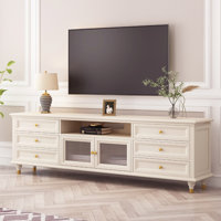 Solid wood TV stand durable by Orxva Galaxy